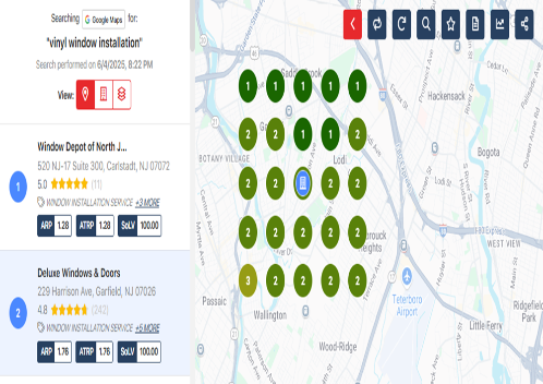 After vinyl window installation Result